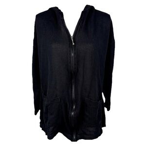 ASR Nordstrom L Unisex Lightweight Mesh Fabric Hoodie With Zipper And Pockets